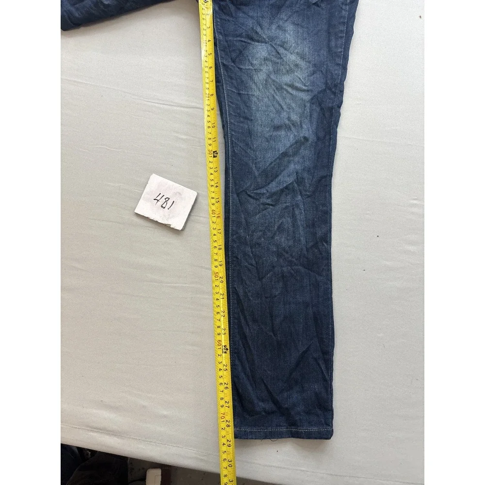 EXPRESS JEANS Women's Size 12 Dark Wash Straight Leg Denim Mid Rise Inseam 29